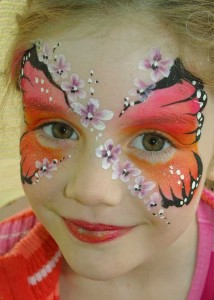 Butterfly Face Painting